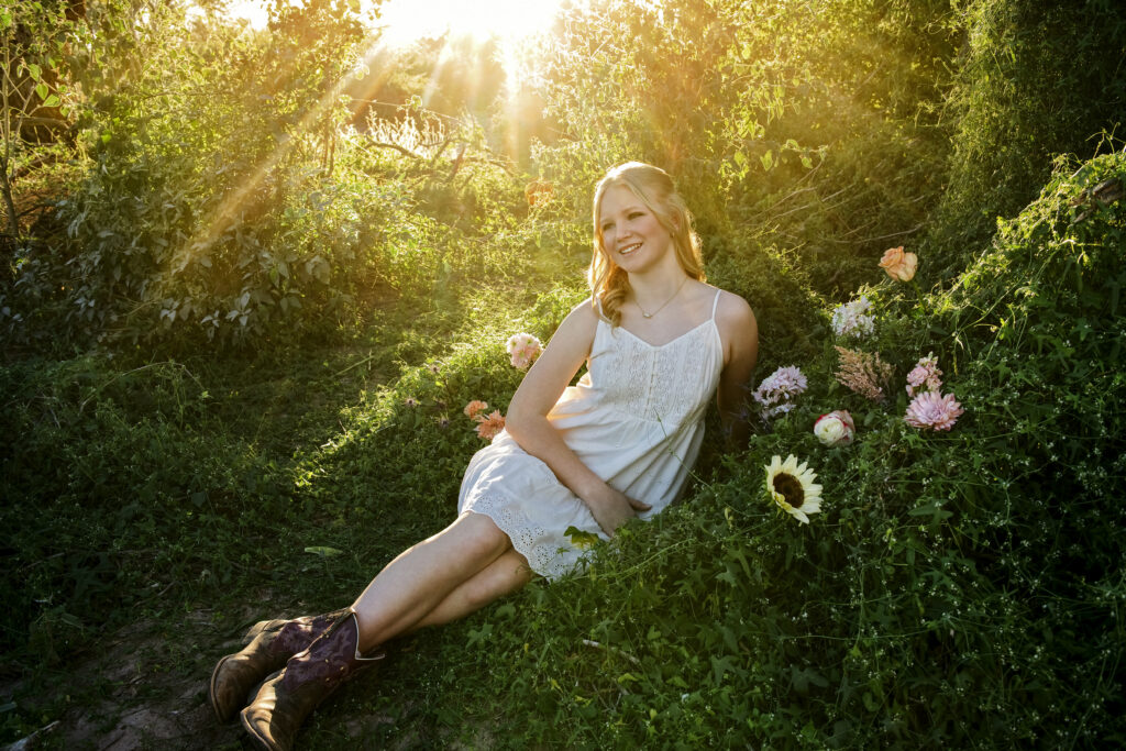 senior portrait Las Barrancas golf course in Yuma, Arizona 